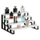 thumbnail image 1 of Estantería GRELY de 4 niveles, 28 cm, blanca, organizadora de perfumes, 1 of 6