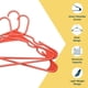 thumbnail image 4 of Perchas Lifemaster de plástico, resistentes, 50 unidades, color marrón, 4 of 9
