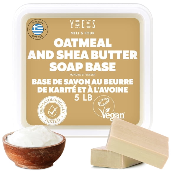 Base de jabón de avena Skin Said Yes 2.27 kg - a granel para derretir y verter