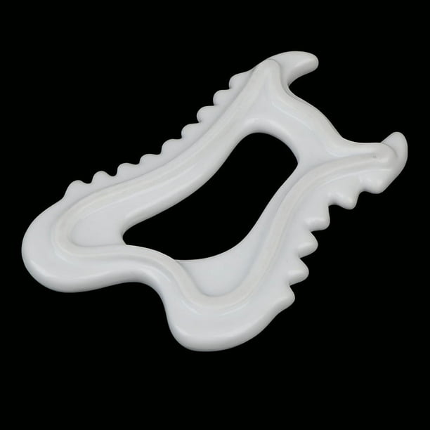 Facial Gua Sha Massage Board Ceramics Reduce Fat Static Free Portable Full Body Scraping Plate for Women Adults