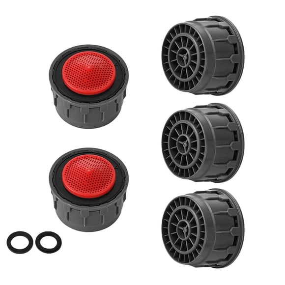 Aireador de grifo JQK FA2-P5 de 2,2 GPM, paquete de 5, plástico