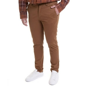 Truval - Pantalon Frente Plano Spandex Negro Terracota 54