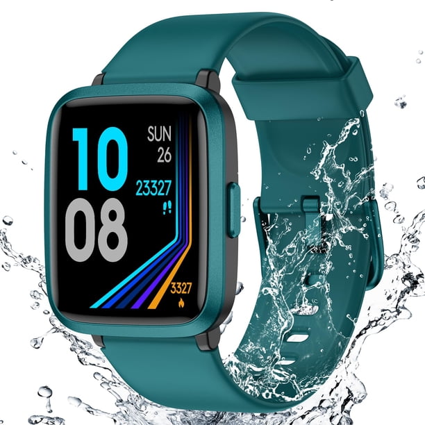 Reloj rastreador de actividad física LIVIKEY con monitor de frecuencia cardíaca de 5 ATM