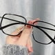 thumbnail image 4 of Gafas de doble haz de luz azul, gafas para computadora con bloqueo UV, lentes transparentes, gafas de metal., 4 of 5
