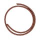 thumbnail image 2 of Cordón de cuero trenzado Correa de cuero trenzada Fabricación de joyas artesanales Marrón claro, 2 of 5