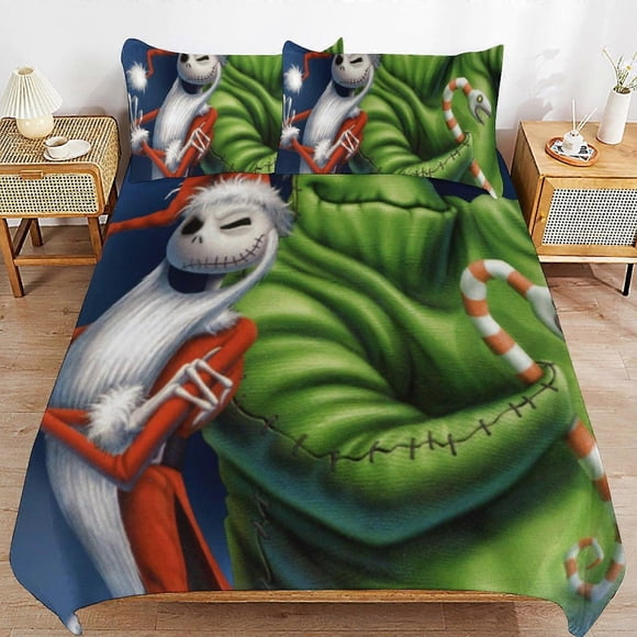 mare Before Christmas Bedding Set Duvet Cover Comfortable and Lightweight Cartoon Bedding3 Piece