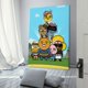 thumbnail image 3 of Kakao Friends Cuadro decorativo colgante - Arte de pared - Póster enmarcado - Decoración de pared - Regalos para familia, amigos y aficionados 40*60 cm, 3 of 6
