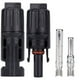 thumbnail image 5 of 10-100 pares de conectores solares MC4 + cable de acoplamiento de enchufe de 2,5-6 mm²; 10/20 pares de conectores solares para sistema solar con conector de cable impermeable MC4, 5 of 5