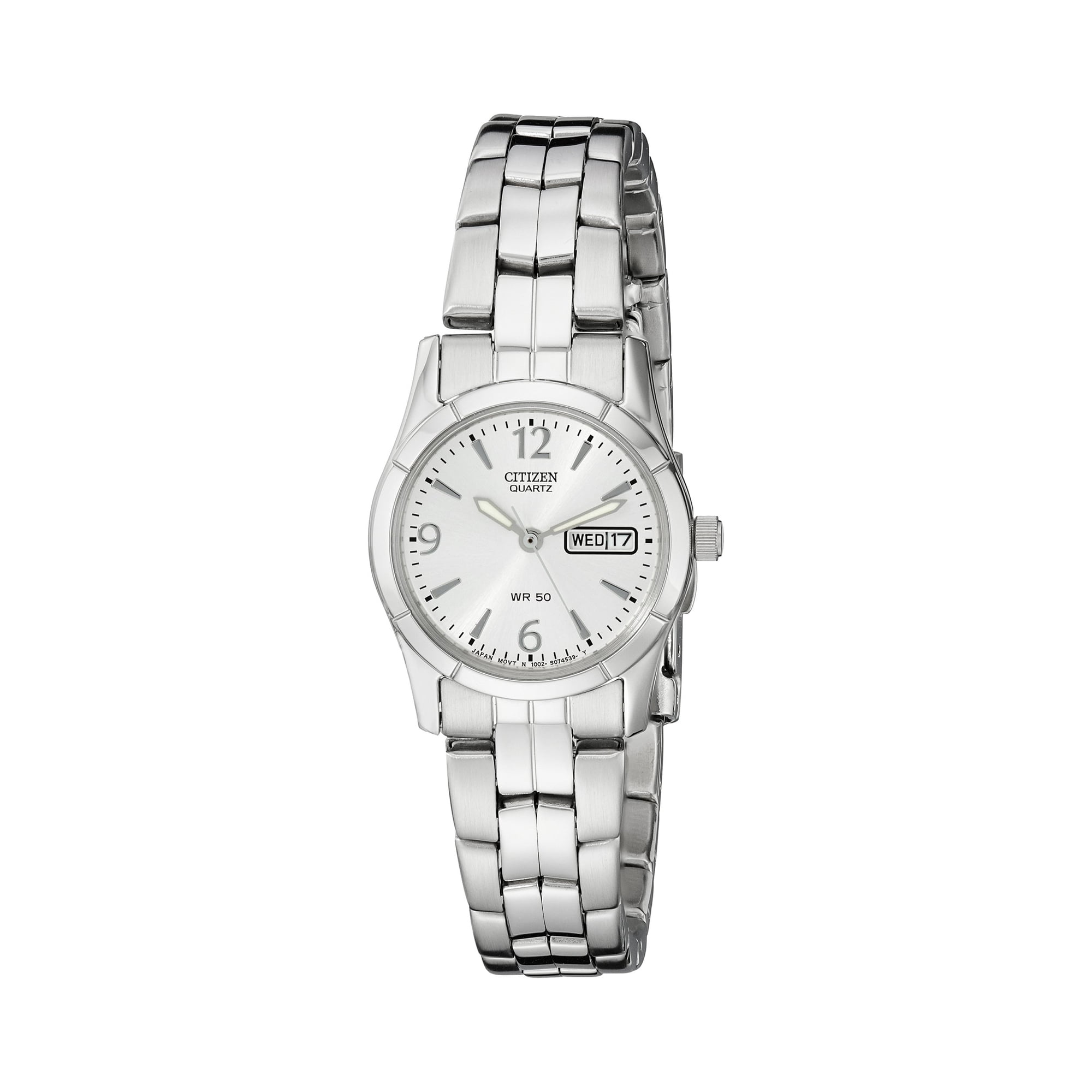 Reloj Citizen Quartz Eq0540-57a De Acero Inoxidable Para Mujer