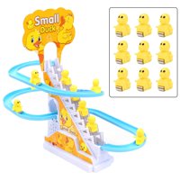 Bothyi - Juego De Tobogán Eléctrico Para Escalar Patos, Juguete Para Niños, Luces Led Intermitentes Para Música, 9 Patos