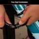 thumbnail image 5 of Bike Lock Master Lock 8143T, combinación predeterminada, 1,2 m, paquete de 2, 5 of 6