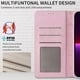 thumbnail image 3 of FOXDOCK Funda Tipo Cartera Floral para Samsung Galaxy A16 ,Funda con Tapa de Cuero PU, Protección Antigolpes con Ranuras para Tarjetas y Soporte, 3 of 5