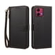 thumbnail image 1 of Funda Tipo Billetera para Motorola Moto G84 5G con Soporte y Bolsillo con Cierre Negro, 1 of 1