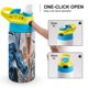 thumbnail image 4 of The Tick Botella de Agua con Tapa Pop Top de Un Toque, Acero Inoxidable, a Prueba de Fugas, para Deportes, Botella Infantil azul 12 oz, 4 of 6