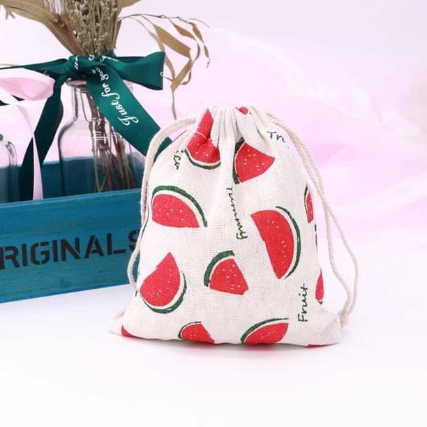Bolsa De Orden Bolsito Organización Mochila Juguetes Pintura Blanco Frutal