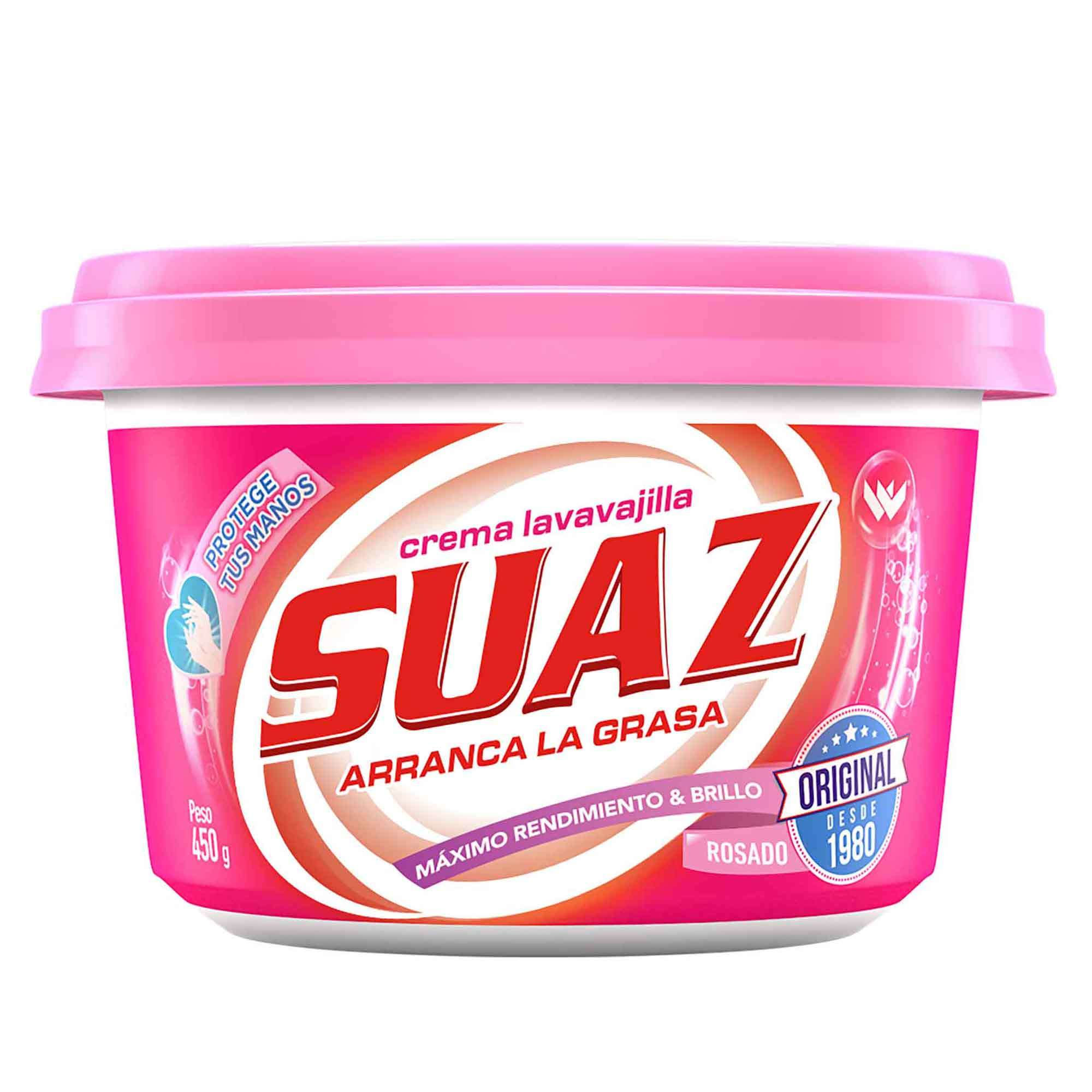Lavalozas Crema Rosado 450 g Suaz