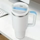 thumbnail image 2 of Tapa de repuesto para vaso Stanley Cup de 40 oz, paquete de 2 tapas transparentes de repuesto para vaso de viaje Stanley, a prueba de derrames, compatible con accesorios Stanley Cup., 2 of 5