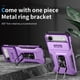 thumbnail image 3 of Funda Armada para iPhone 17 Air con Tapa Deslizante y Soporte Magnético Giratorio Morado, 3 of 5