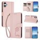thumbnail image 2 of Funda Cartera Trébol para Samsung Galaxy A06/A07 4G/5G con Ranuras Tarjetas y Carga Inalámbrica Rosa, 2 of 6