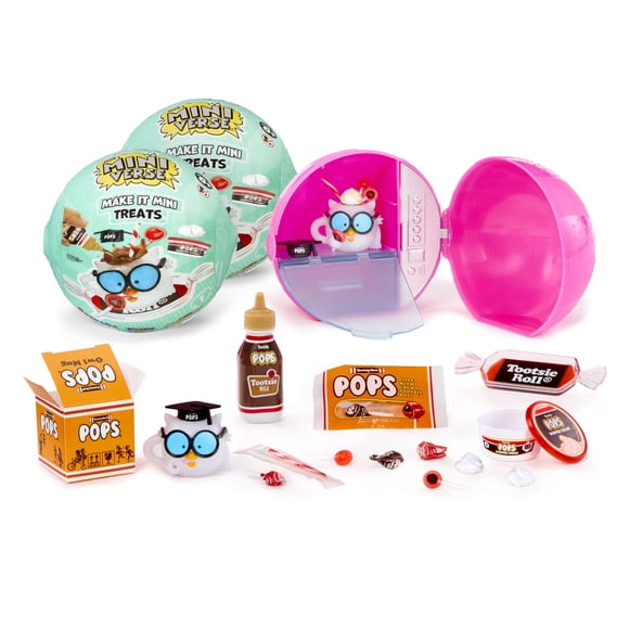 Mini Collectibles Miniverse Make It Mini Treats de MGA, paquete de 2