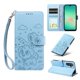 thumbnail image 1 of Funda Cartera para Samsung Galaxy A16 Perro Cachorro Grabado con Tarjetas Soporte Correa Azul, 1 of 6