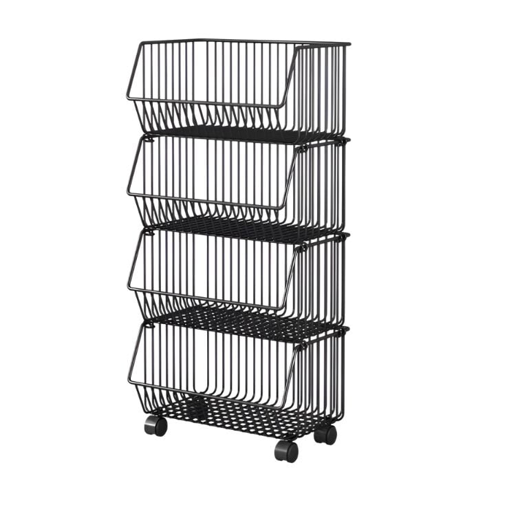 Crusec - Estante Organizador Armable Cocina Multiuso 4 Niveles