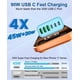 thumbnail image 3 of Cargador USB‑C RUMIXI 90W de 6 puertos GaN carga rápida (2 unidades), 3 of 7
