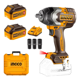 thumbnail image 2 of Llave Pistola Impacto Ingco Bl 1/2 20v 850nm 2bat Ciwli2085, 2 of 11