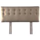 thumbnail image 1 of Respaldo Cama Botone 2 Plaza Felpa Beige, 1 of 4