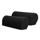 thumbnail image 2 of Sofá reposabrazos cubre antideslizante brazo extensible protector de muebles negro, 2 of 5