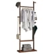 thumbnail image 3 of Coat Racks solid wood hanger 23.6* 11*64.1in Solid environmental protection easy to assemble beautiful can be placed in the bedroom/entrance/living room (Walnut), 3 of 3