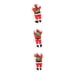thumbnail image 1 of Adorno Colgante De Papá Noel Trepando Por Una Escalera De Cuerda Para Pared De Casa De Campo, 25 Cm, Tres Papá Noel, 1 of 5