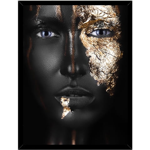 Genérico - Cuadro Decorativo Mujer Artistico 1 Medidas 30X40 Cm