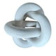 thumbnail image 2 of Boho Wood Chain Link Nudo Escultura Artesanía Gabinete De Fiesta Sala De Estar Blanco, 2 of 3