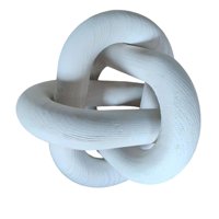 Magideal - Decoración De Eslabones De Cadena De 3 Eslabones, Nudo De Cadena Decorativo Para Decoración De Mesa De Bandeja , Blanco