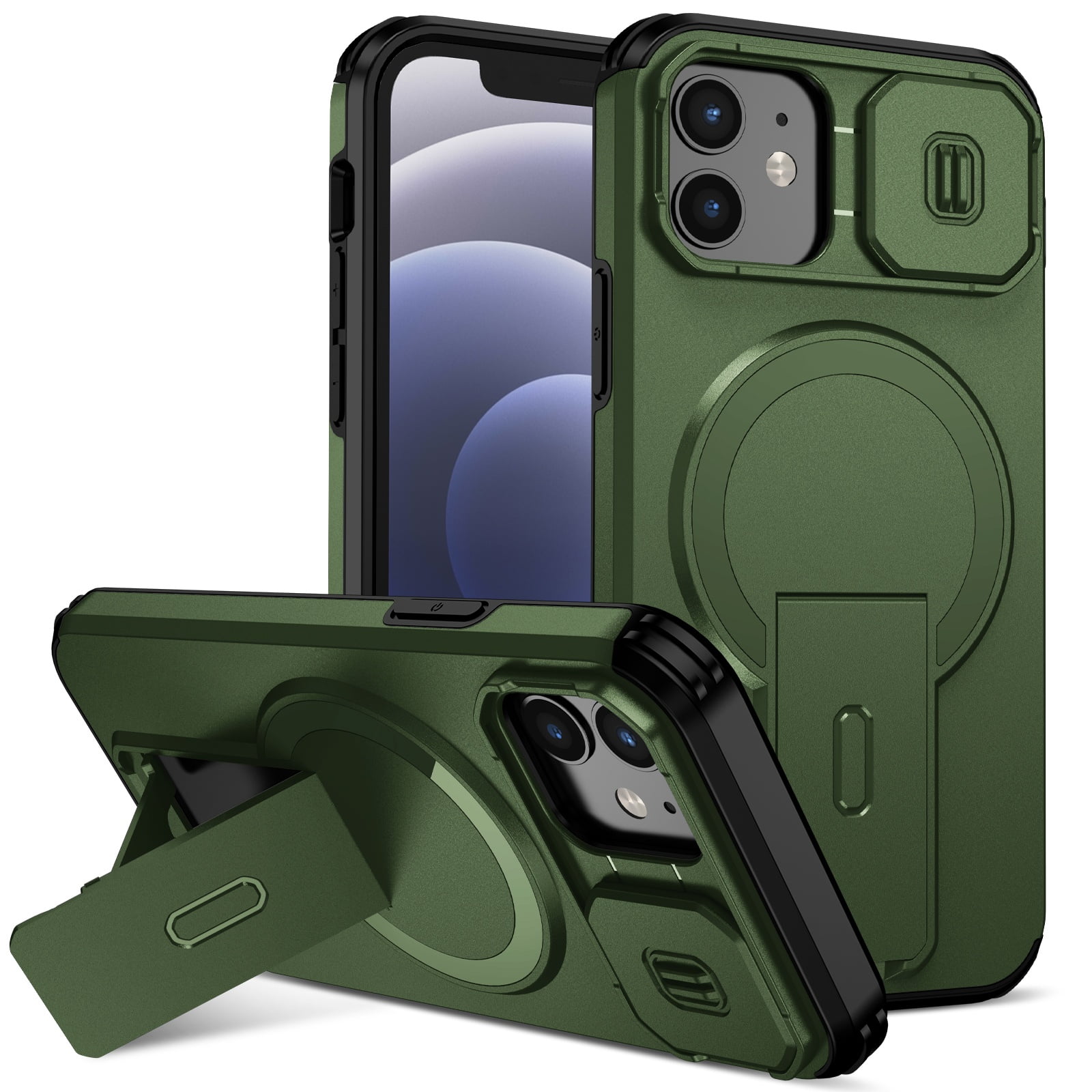 Funda Foxdock Para Iphone 12/12 Pro – Magnética Antigolpes Con Soporte Y Protección Doble