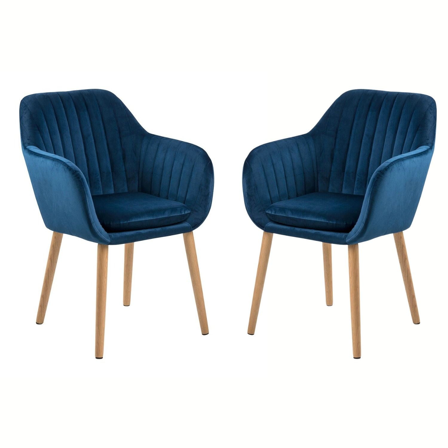 Habita2 Chile - Pack 2 Poltrona Sitial Murano - Azul