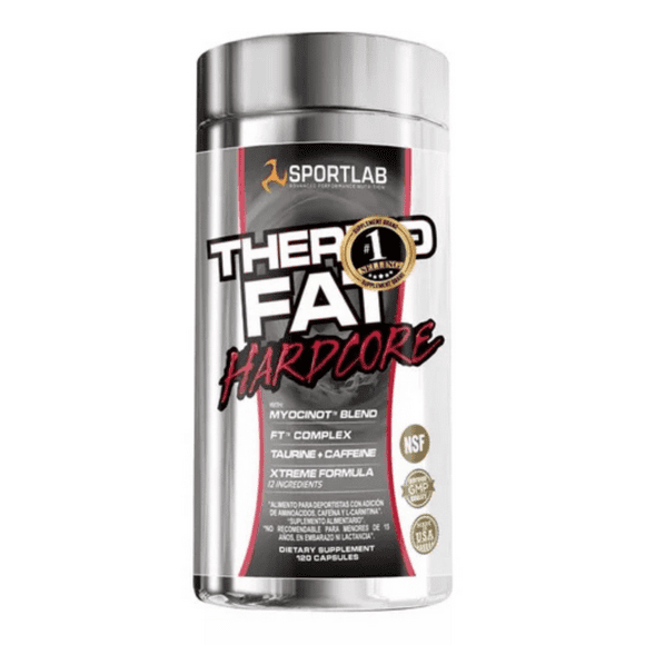 Thermo Fat Hardcore - Suplemento Termogénico para Quemar Grasa | Aumenta Energía y Controla el Apetito