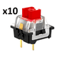thumbnail image 1 of Pack 10 switches Redragon Outemu red retroiluminados, 1 of 3