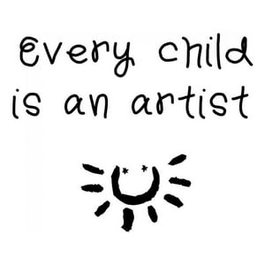 Rienda Libre Graphics - Decomural Every Child Is An Artist Nursery Ws-34272
