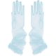 thumbnail image 1 of suxuMhao Guantes Elegantes Transparentes, 3 Pares Talla Única para la Mayoría de Adultos, Guantes de Fiesta Azul Claro Extra Largos 27.5IN Guantes de Malla Transparente Guantes de Ópera Guantes de, 1 of 2