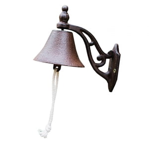 Magideal - Campana De Cena De Porche, Campanas De Puerta, Campanas Decorativas De Jardín, Campana Antigua De Hierro Fundido, Campanas De Cena Montadas En La Pare