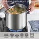 thumbnail image 3 of Stockpot Cooks Standard de acero inoxidable 18/10, 12 L, con tapa, 3 of 8