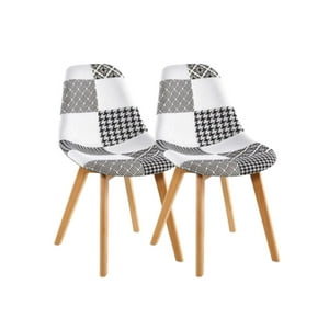 Habita2 Chile - Pack 2 Sillas Patchwood Chess