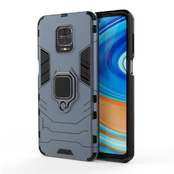 FOXDOCK Funda Antigolpes para Xiaomi Redmi Note 9 Pro MAX – Protección Total con Soporte y Diseño Robusto