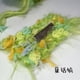 thumbnail image 1 of Xiao Hua Hilo artístico multicolor - 100 g, 1 rollo de hilo de fantasía hilado a mano, hilo decorativo de varias fibras para tapicería, hilo multifibra para arte textil y borlas, estilo D, 1 of 3