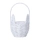 thumbnail image 3 of Cesta De Conejito De Pascua Decoración De Pascua Cesta De Ni?a De Flores Para Cocina Hogar Camping Blanco, 3 of 5