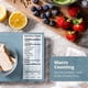 thumbnail image 2 of Escala nutricional Greater Goods Nutrition Value Food Glass Blue, 2 of 9