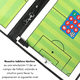 thumbnail image 5 of Tablero Táctico De Fútbol Plástico Tamaño Expandido 32*54cm, 5 of 5