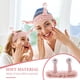 thumbnail image 4 of Diadema de spa para maquillaje facial, banda para la cabeza de microfibra suave de coral, banda elástica para el cabello con diseño de caracol, accesorios para el cuidado de la piel para mujeres y niñ, 4 of 7